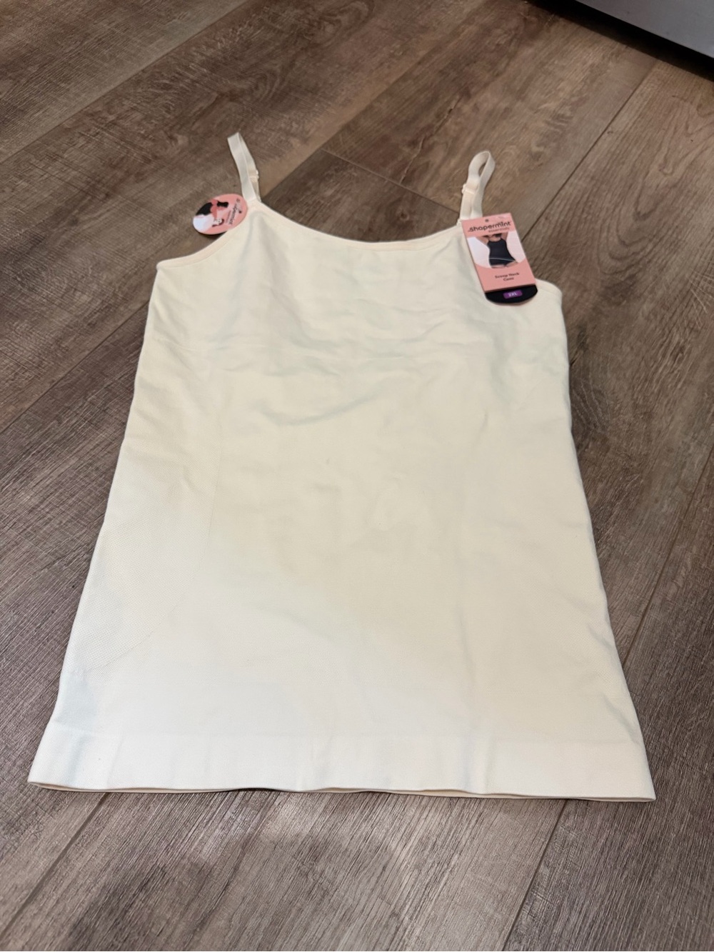 Shapermint Seamless Cream Women’s Camisole Tank Top